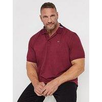 Badrhino Jacquard Polo Shirt - Red