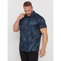 Badrhino Br Golf Floral Polo Shirt