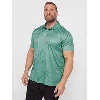 Badrhino Br Golf Floral Polo Shirt