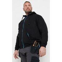 Badrhino Zip Thru Workwear Jacket - Black