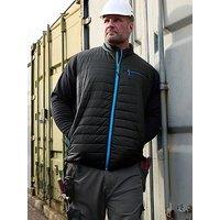 Badrhino Workwear Padded Front Gillet - Black