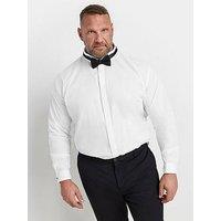 Badrhino Wing Collar Dinner Shirt - White