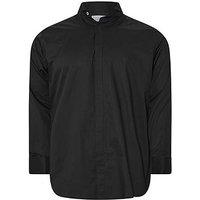 Badrhino Wing Collar Dinner Shirt - Black
