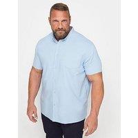 Badrhino Oxford Short Sleeve Shirt - Blue
