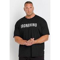 Badrhino Ironrhino 'Power Lifting' T-Shirt - Black