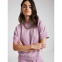 River Island T-Shirt Sweat - Medium Pink