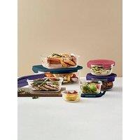 Lock And Lock Locknlock Ovenglass Square, 500Ml Set Of 3