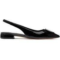 Kate Spade New York Perfect Pair Heart Slingback Flat - Black