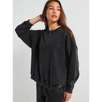 Fp Movement Womens All Star Pullover Solid Sweat - Black