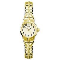 Sekonda Womens Newton Gold Stainless Steel Bracelet With Cream Dial Analogue Watch