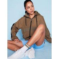 P.E Nation Womens Training Man Down Jacket - Brown