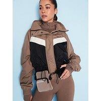 P.E Nation Womens Training Breakthrough Jacket - Brown