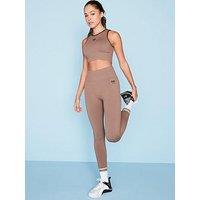 P.E Nation Womens Training Restore Seamless Legging - Brown