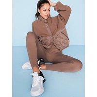 P.E Nation Womens Training Technique Quilt Jacket - Brown