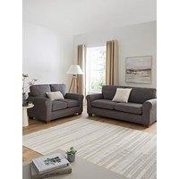 New Bailey Fabric 3 + 2 Seater Sofa Set (Buy & Save!) - Fsc Certified