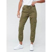 V By Very Utility Cargo Joggers - Khaki