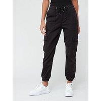V By Very Utility Cargo Joggers - Black