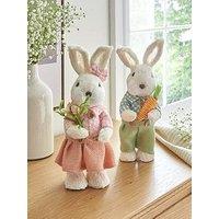 The Very Collection Set Of 2 Bristle Rabbits