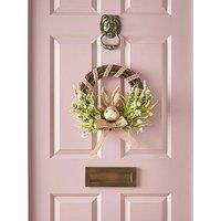 The Very Collection Bristle Rabbit Easter Wreath