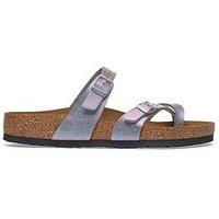 Birkenstock Mayari Saffiano Iridescent Sandal - Lilac