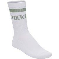Birkenstock Cotton Crew Stripe Sock - White