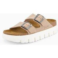 Birkenstock Arizona Chunky Suede Sandal - Sand