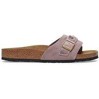 Birkenstock Oita Braided Oiled Leather Sandals Purple