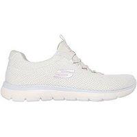 Skechers Summits Mesh Bungee Slip On Trainer - Natural