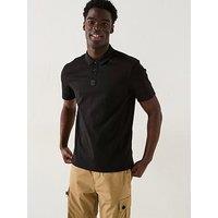 Hugo Deabono Logo Polo Shirt - Black
