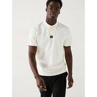 Hugo Deabono_D Centre Stacked Nickel Logo Polo Shirt - Off White