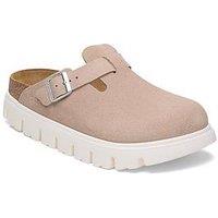 Birkenstock Boston Chunky Suede Clog - Pink