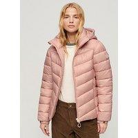 Superdry Hooded Fuji Padded Jacket - Pink