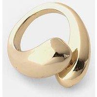 Mint Velvet Gold Tone Curved Ring