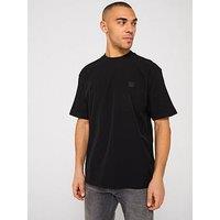 Boss Te Nylon Front Relaxed Fit T-Shirt - Black