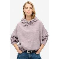 Superdry Essential Logo Overdyed Hoodie - Pink