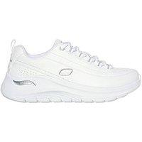 Skechers Arch Fit 2.0 Classic Leather Trainer - White