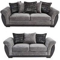 Very Home Lana 3 Seater + 2 Seater Sofa Set (Buy + Save!) - Fsc Certified