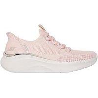 Skechers Bobs B Love Slip In Knitted Trainer - Light Pink Engineered Knit