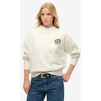 Superdry Workwear Graphic Loose Sweatshirt - White