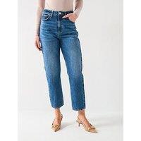 Everyday High Waist Authentic Mom Jeans - Dark Wash