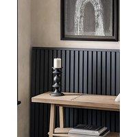 Gallery Direct Sutton Pillar Holder Black Small 140X140X270Mm
