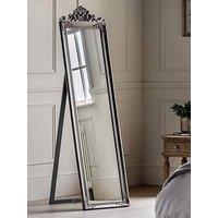 Gallery Direct Lambeth Wood Cheval Mirror - Silver
