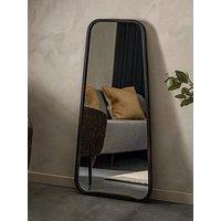 Gallery Direct Kurva Leaner Black 565X1230Mm