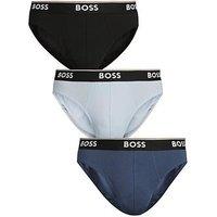 Boss 3 Pack Power Briefs- Blues - Multi