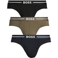 Boss 3 Pack Of Bold Hip Briefs - Multi