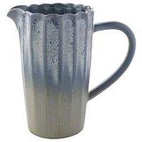 Hestia Scalloped Jug - Blue