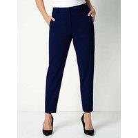 Roman Long Straight Leg Stretch Trouser - Navy