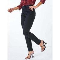 Roman Petite Stretch Denim Jegging - Black