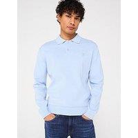 Boss C-Baltazar Regular Fit Bb Heavyweight Knitted Polo - Light Blue