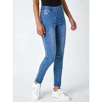Roman 31" Denim Stretch Jegging - Bright Blue